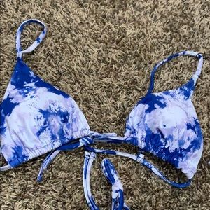 A tie dye swimsuit